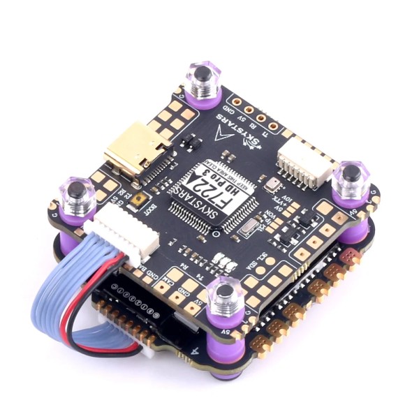 Skystars F7 F722HD Flight Controller OSD KO45/KO60 45A/60A 128K Blheli_32 3-6S ESC Stack 30.5mm Racing Drone Quadcopter